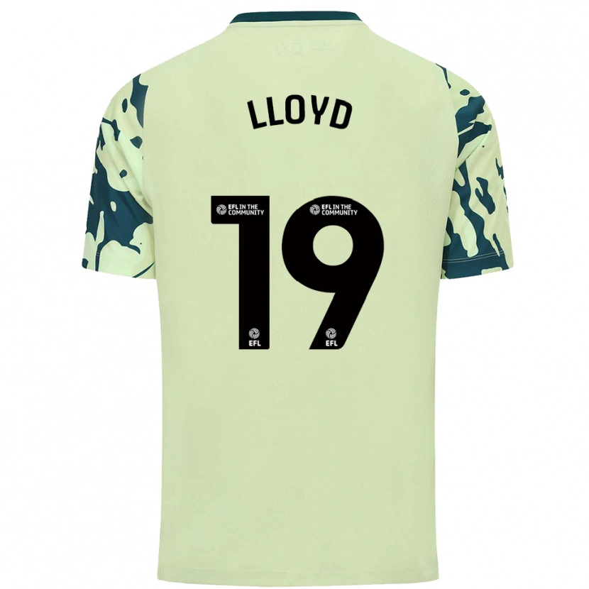 Danxen Niño Camiseta Madison Lloyd #19 Verde Oscuro 2ª Equipación 2025/26 La Camisa México