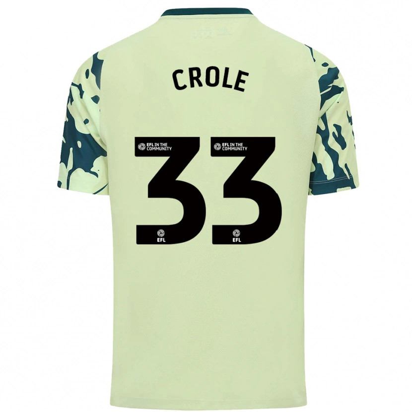 Danxen Niño Camiseta James Crole #33 Verde Oscuro 2ª Equipación 2025/26 La Camisa México