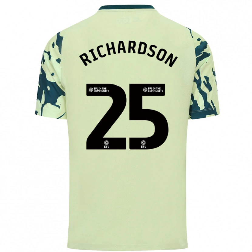 Danxen Niño Camiseta Tija Richardson #25 Verde Oscuro 2ª Equipación 2025/26 La Camisa México