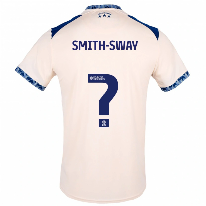 Danxen Niño Camiseta Jay Smith-Sway #0 Blanco Hueso Azul Marino 2ª Equipación 2025/26 La Camisa México