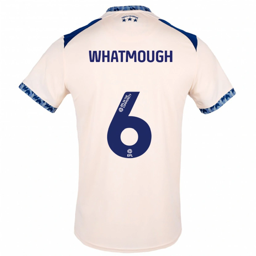 Danxen Niño Camiseta Jack Whatmough #6 Blanco Hueso Azul Marino 2ª Equipación 2025/26 La Camisa México