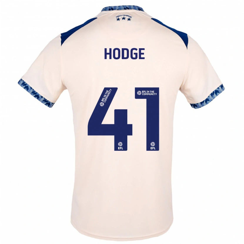 Danxen Niño Camiseta Joe Hodge #41 Blanco Hueso Azul Marino 2ª Equipación 2025/26 La Camisa México