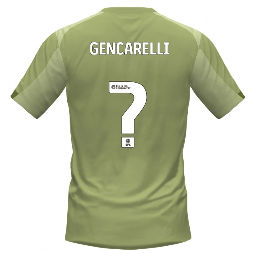 Danxen Niño Camiseta Tayla Gencarelli #0 Salvia Champán 2ª Equipación 2025/26 La Camisa México
