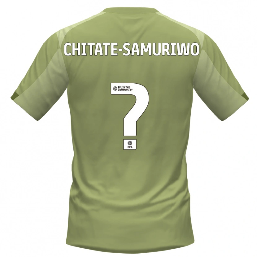 Danxen Niño Camiseta Shona Chitate-Samuriwo #0 Salvia Champán 2ª Equipación 2025/26 La Camisa México