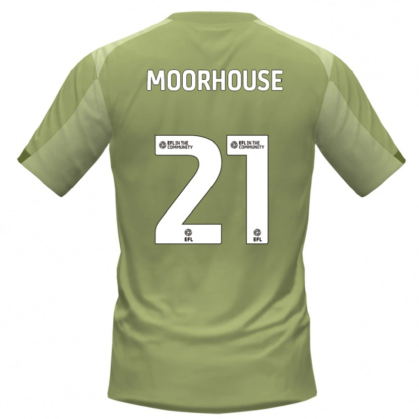 Danxen Niño Camiseta Jack Moorhouse #21 Salvia Champán 2ª Equipación 2025/26 La Camisa México