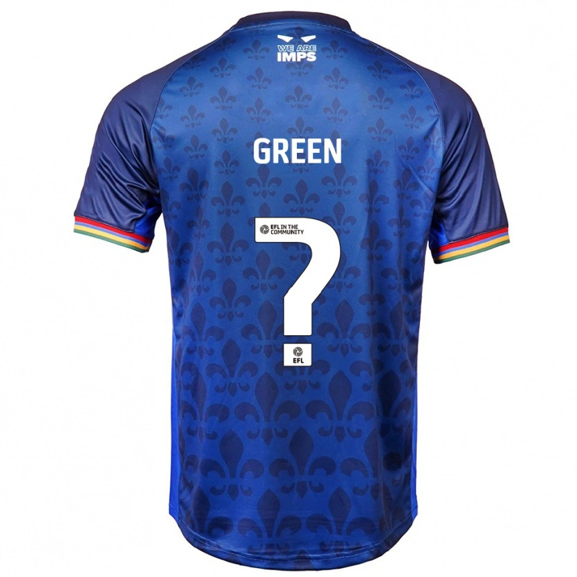 Danxen Niño Camiseta Maddi Green #0 Azul Azul Marino 2ª Equipación 2025/26 La Camisa México