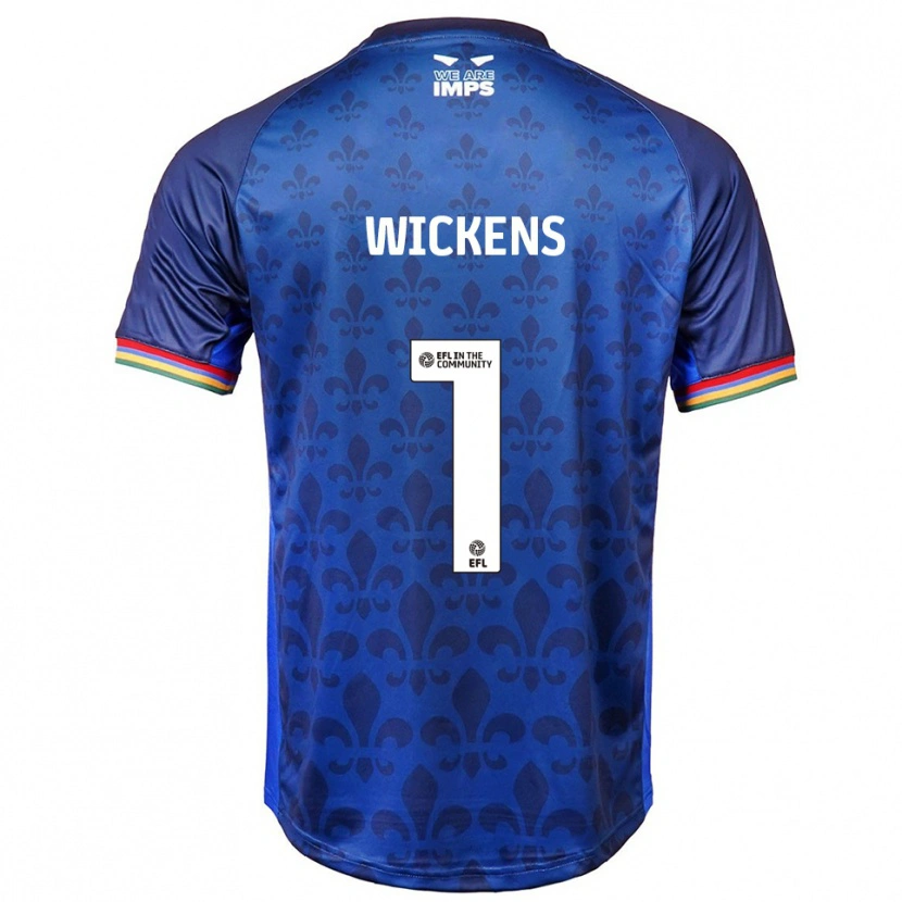 Danxen Niño Camiseta George Wickens #1 Azul Azul Marino 2ª Equipación 2025/26 La Camisa México