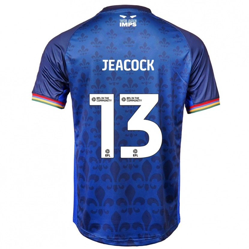 Danxen Niño Camiseta Zach Jeacock #13 Azul Azul Marino 2ª Equipación 2025/26 La Camisa México
