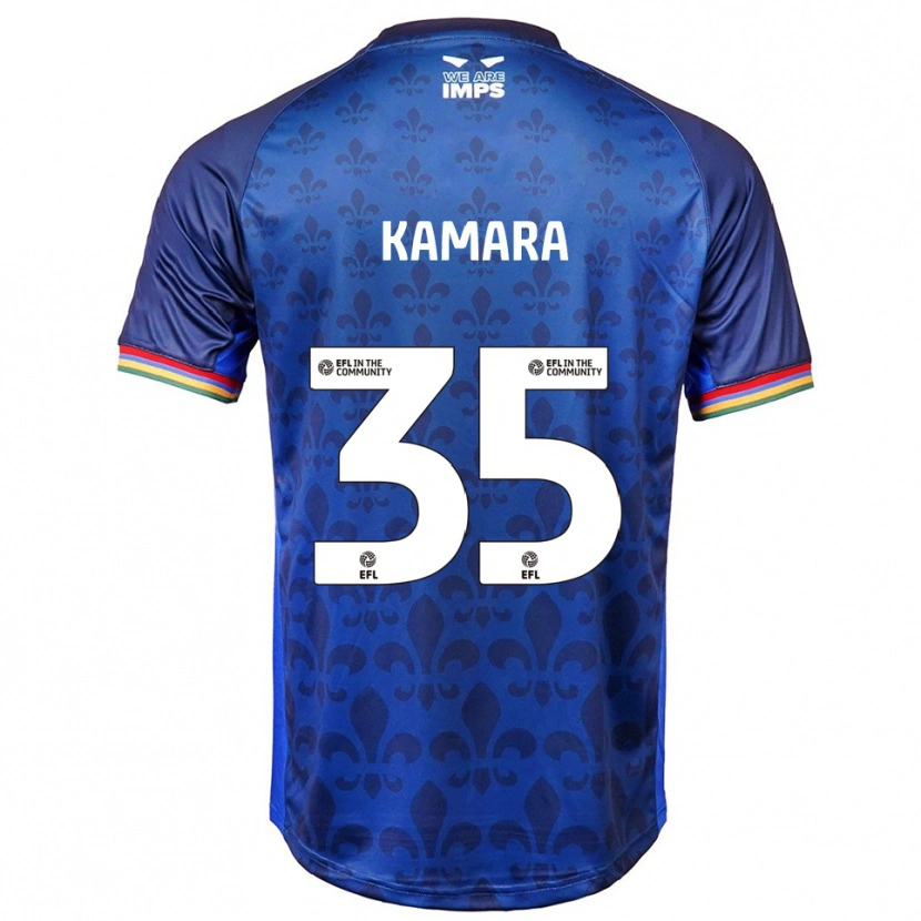 Danxen Niño Camiseta Mj Kamara #35 Azul Azul Marino 2ª Equipación 2025/26 La Camisa México