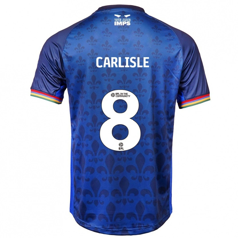 Danxen Niño Camiseta Charlie Carlisle #8 Azul Azul Marino 2ª Equipación 2025/26 La Camisa México
