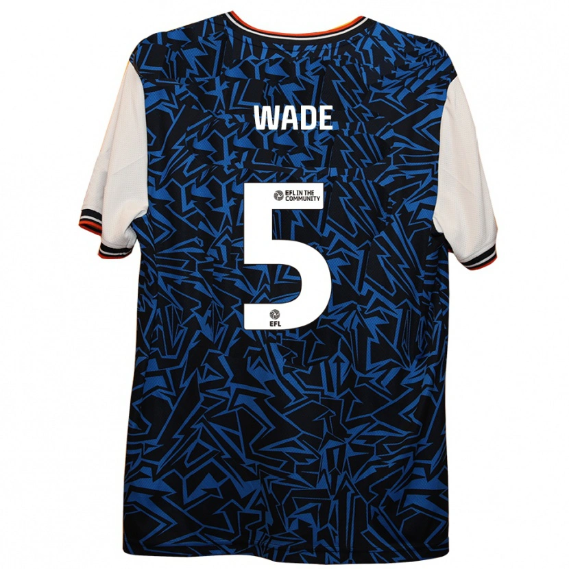 Danxen Niño Camiseta Elly Wade #5 Azul Negro Blanco 2ª Equipación 2025/26 La Camisa México