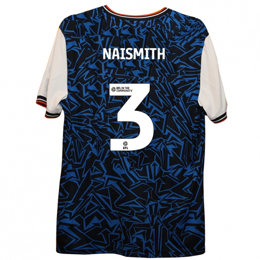 Danxen Niño Camiseta Kal Naismith #3 Azul Negro Blanco 2ª Equipación 2025/26 La Camisa México