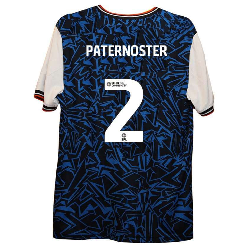 Danxen Niño Camiseta Vladimir Paternoster #2 Azul Negro Blanco 2ª Equipación 2025/26 La Camisa México