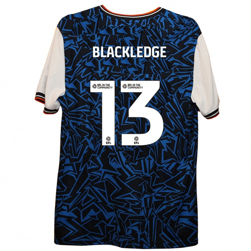 Danxen Niño Camiseta Henry Blackledge #13 Azul Negro Blanco 2ª Equipación 2025/26 La Camisa México