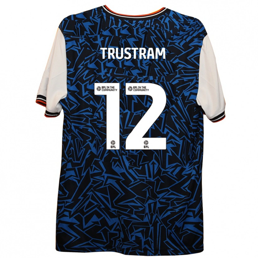 Danxen Niño Camiseta Charlie Trustram #12 Azul Negro Blanco 2ª Equipación 2025/26 La Camisa México