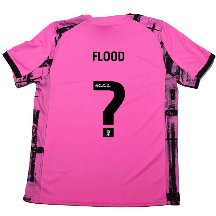Danxen Niño Camiseta Aimee Flood #0 Rojo Rosado Negro 2ª Equipación 2025/26 La Camisa México