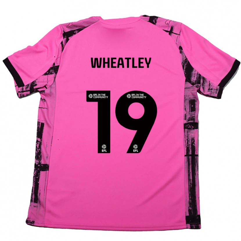 Danxen Niño Camiseta Ethan Wheatley #19 Rojo Rosado Negro 2ª Equipación 2025/26 La Camisa México