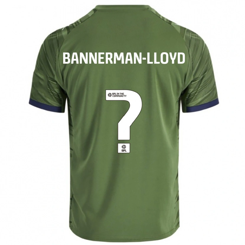 Danxen Niño Camiseta Macey Bannerman-Lloyd #0 Verde Blanco 2ª Equipación 2025/26 La Camisa México