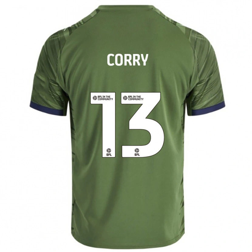 Danxen Niño Camiseta Neive Corry #13 Verde Blanco 2ª Equipación 2025/26 La Camisa México