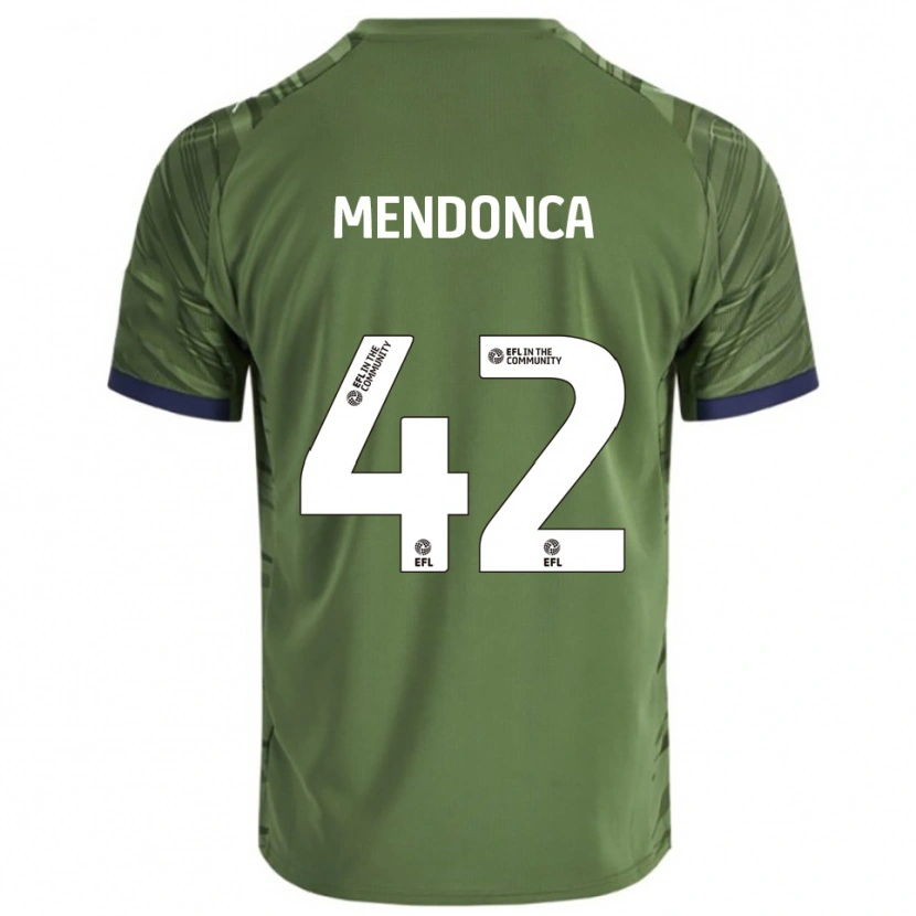 Danxen Niño Camiseta Lucca Mendonca #42 Verde Blanco 2ª Equipación 2025/26 La Camisa México