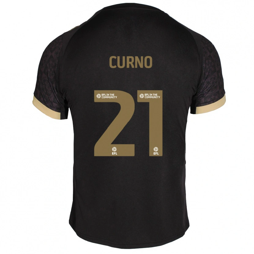 Danxen Niño Camiseta Maddi Curno #21 Negro Dorado 2ª Equipación 2025/26 La Camisa México
