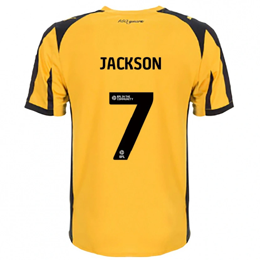 Danxen Niño Camiseta Lily Jackson #7 Naranja Negro 2ª Equipación 2025/26 La Camisa México