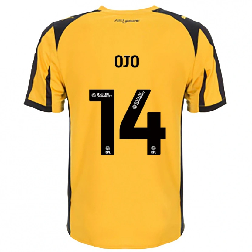 Danxen Niño Camiseta Funso Ojo #14 Naranja Negro 2ª Equipación 2025/26 La Camisa México