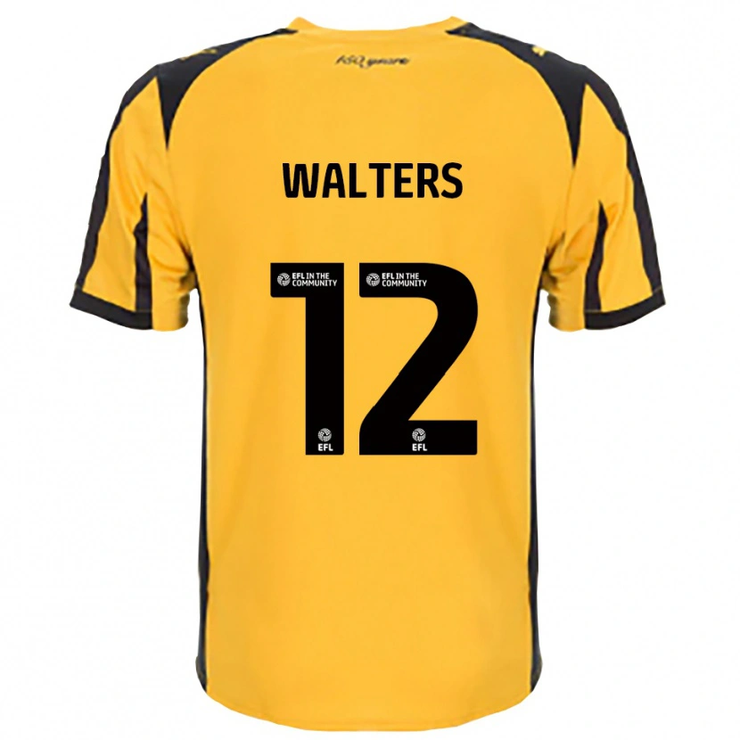 Danxen Niño Camiseta Rhys Walters #12 Naranja Negro 2ª Equipación 2025/26 La Camisa México