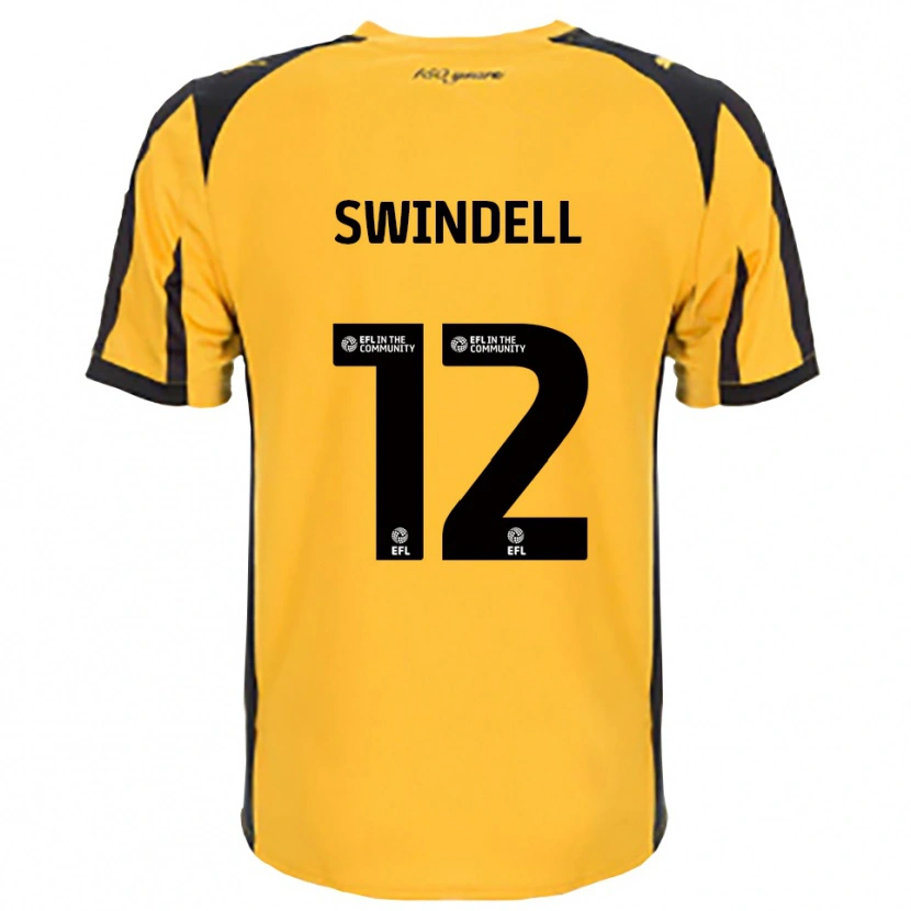 Danxen Niño Camiseta Chloe Swindell #12 Naranja Negro 2ª Equipación 2025/26 La Camisa México