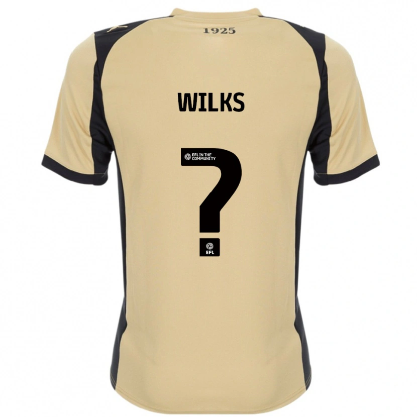 Danxen Niño Camiseta Mallik Wilks #0 Dorado Negro 2ª Equipación 2025/26 La Camisa México
