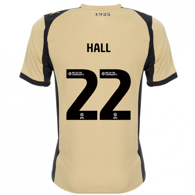 Danxen Niño Camiseta Denzel Hall #22 Dorado Negro 2ª Equipación 2025/26 La Camisa México