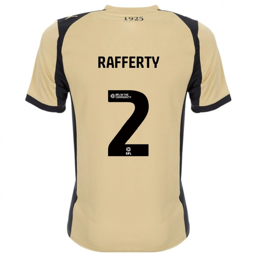 Danxen Niño Camiseta Joe Rafferty #2 Dorado Negro 2ª Equipación 2025/26 La Camisa México
