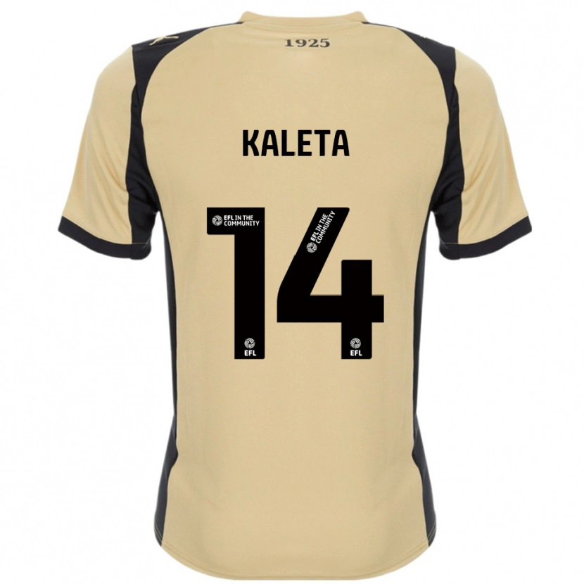 Danxen Niño Camiseta Marvin Kaleta #14 Dorado Negro 2ª Equipación 2025/26 La Camisa México