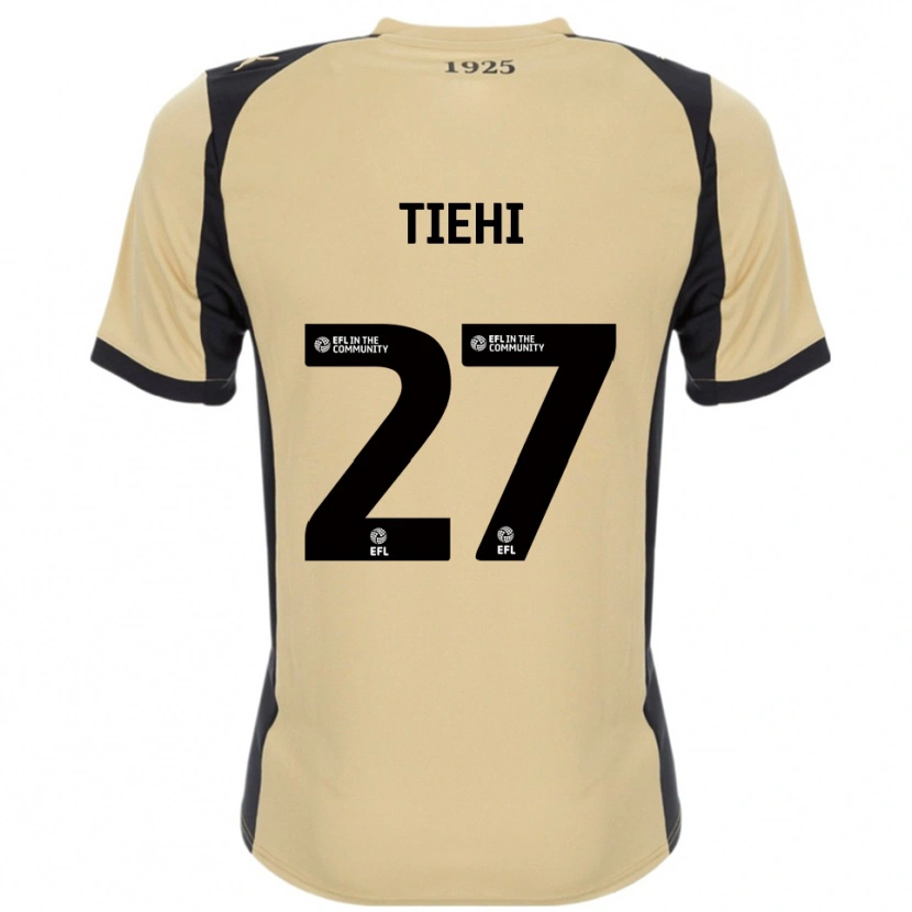 Danxen Niño Camiseta Christ Tiehi #27 Dorado Negro 2ª Equipación 2025/26 La Camisa México