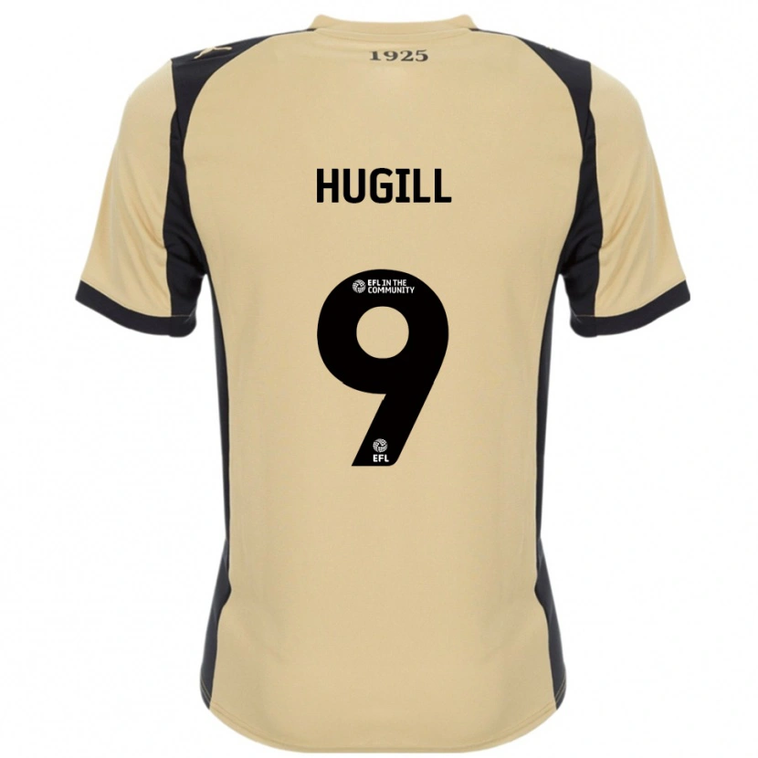 Danxen Niño Camiseta Jordan Hugill #9 Dorado Negro 2ª Equipación 2025/26 La Camisa México