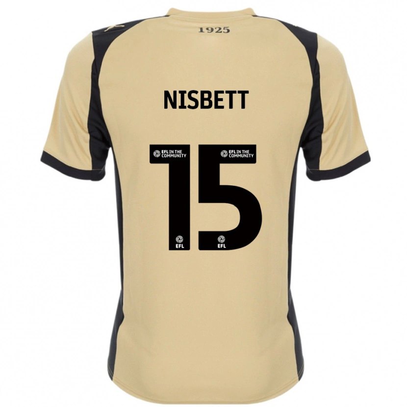 Danxen Niño Camiseta Kanye Nisbett #15 Dorado Negro 2ª Equipación 2025/26 La Camisa México