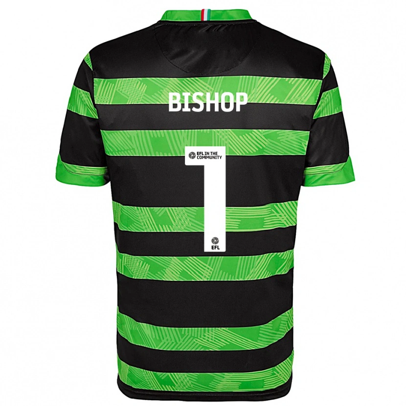 Danxen Niño Camiseta Nathan Bishop #1 Negro Verde 2ª Equipación 2025/26 La Camisa México