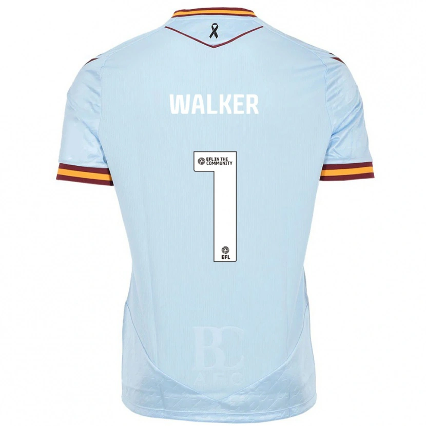 Danxen Niño Camiseta Sam Walker #1 Celeste 2ª Equipación 2025/26 La Camisa México