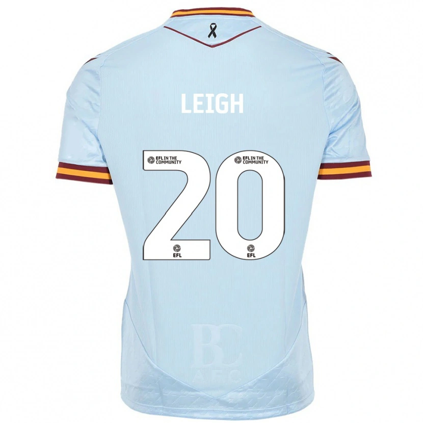 Danxen Niño Camiseta Tommy Leigh #20 Celeste 2ª Equipación 2025/26 La Camisa México