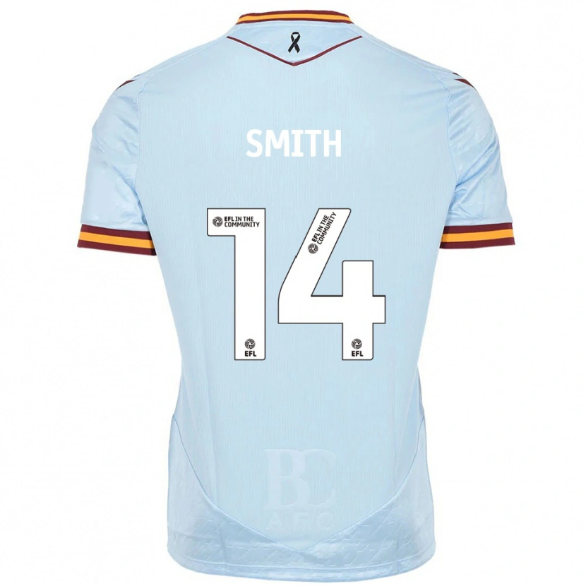 Danxen Niño Camiseta Tyler Smith #14 Celeste 2ª Equipación 2025/26 La Camisa México