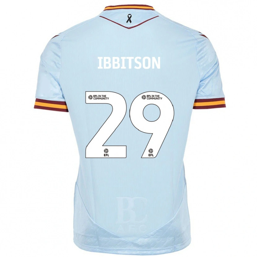 Danxen Niño Camiseta Harry Ibbitson #29 Celeste 2ª Equipación 2025/26 La Camisa México