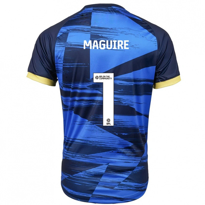 Danxen Niño Camiseta Imogen Maguire #1 Azul Azul Marino 2ª Equipación 2025/26 La Camisa México