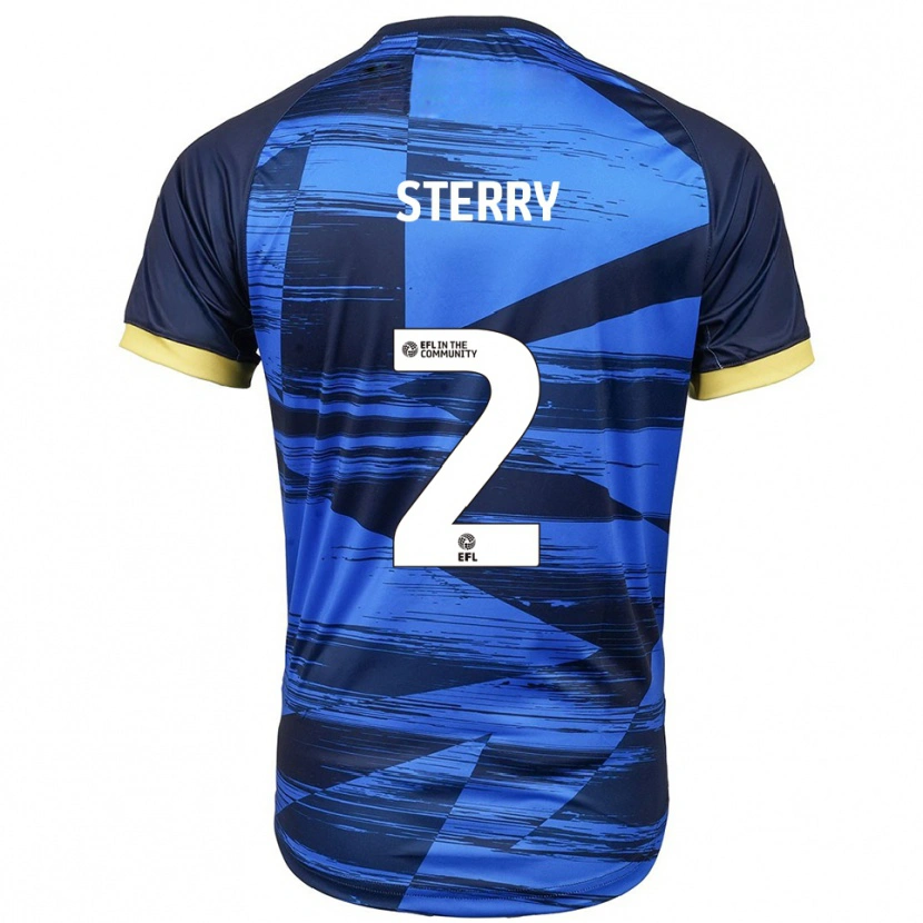 Danxen Niño Camiseta Jamie Sterry #2 Azul Azul Marino 2ª Equipación 2025/26 La Camisa México