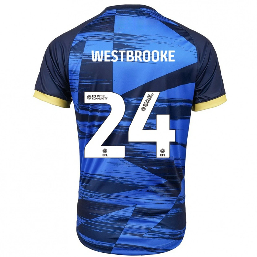 Danxen Niño Camiseta Zain Westbrooke #24 Azul Azul Marino 2ª Equipación 2025/26 La Camisa México