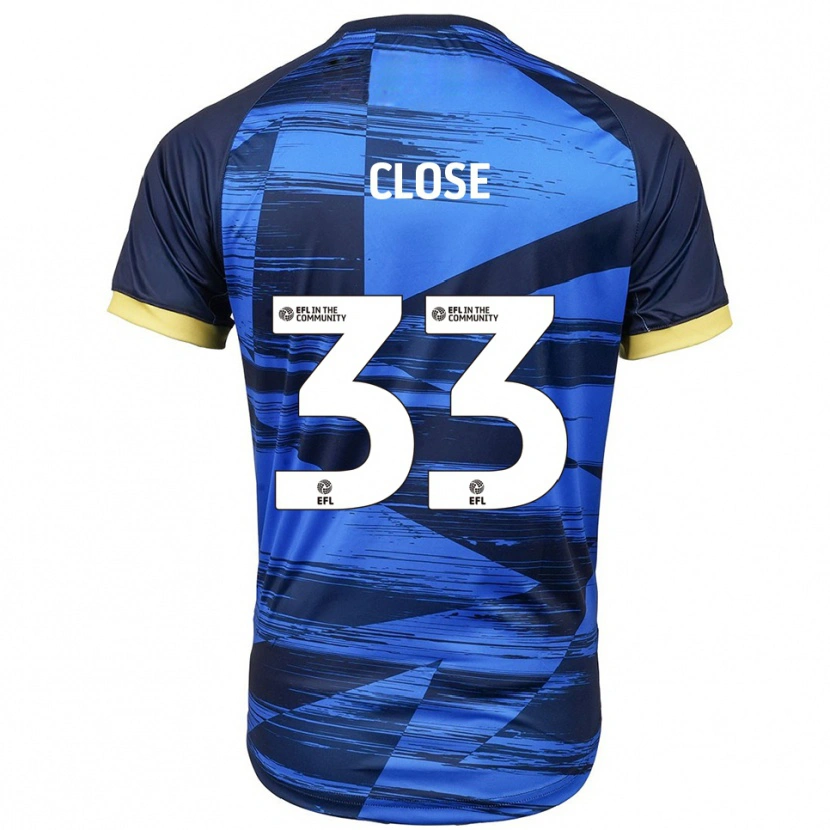 Danxen Niño Camiseta Ben Close #33 Azul Azul Marino 2ª Equipación 2025/26 La Camisa México