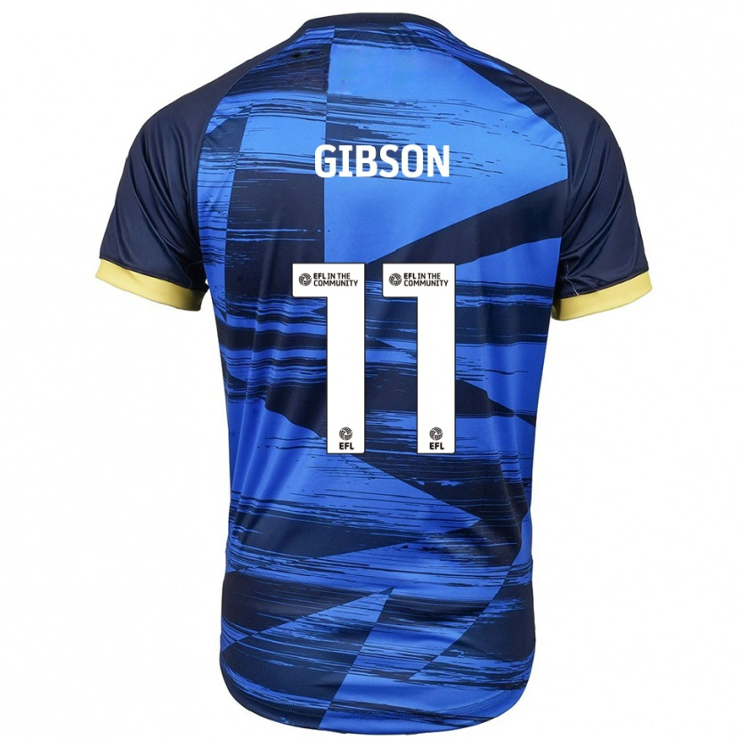 Danxen Niño Camiseta Jordan Gibson #11 Azul Azul Marino 2ª Equipación 2025/26 La Camisa México