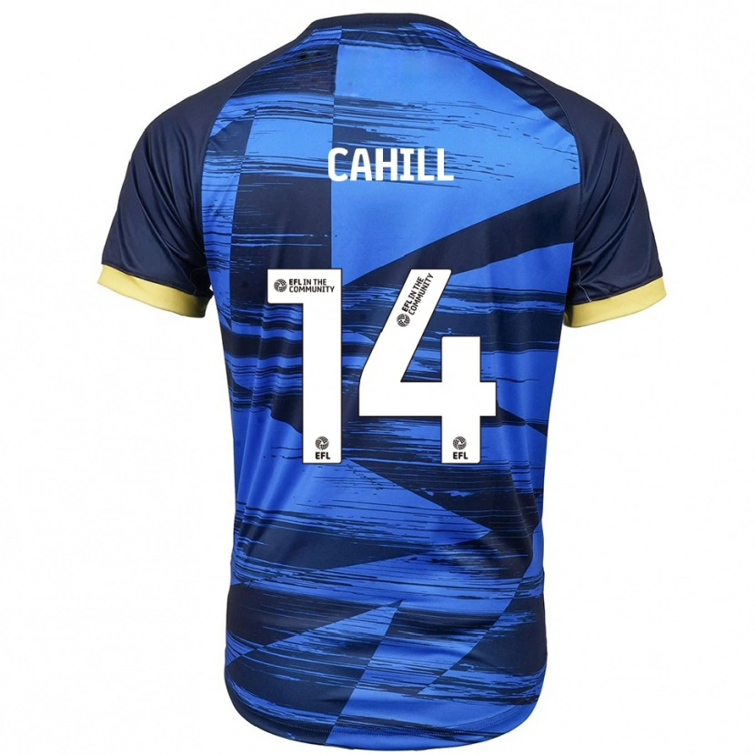 Danxen Niño Camiseta Emily Cahill #14 Azul Azul Marino 2ª Equipación 2025/26 La Camisa México