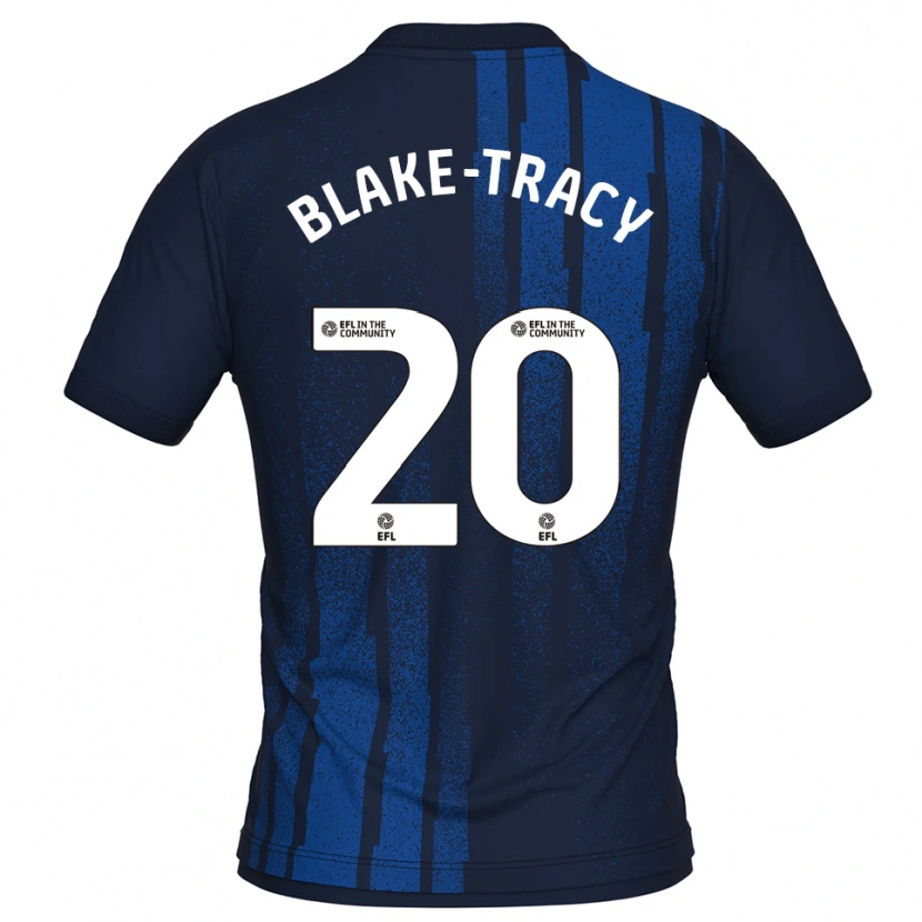 Danxen Niño Camiseta Frazer Blake-Tracy #20 Azul Marino Blanco 2ª Equipación 2025/26 La Camisa México