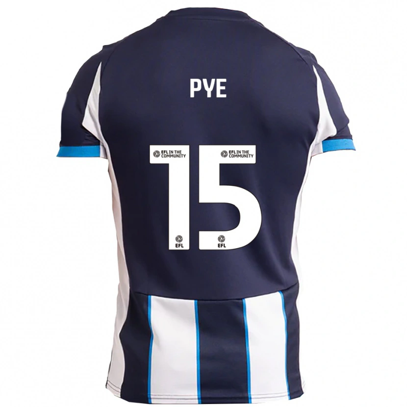 Danxen Niño Camiseta Ethan Pye #15 Blanco Azul Marino 2ª Equipación 2025/26 La Camisa México