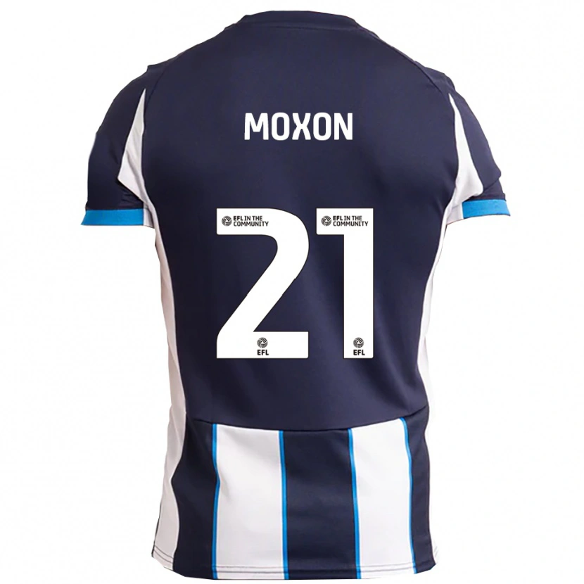 Danxen Niño Camiseta Owen Moxon #21 Blanco Azul Marino 2ª Equipación 2025/26 La Camisa México